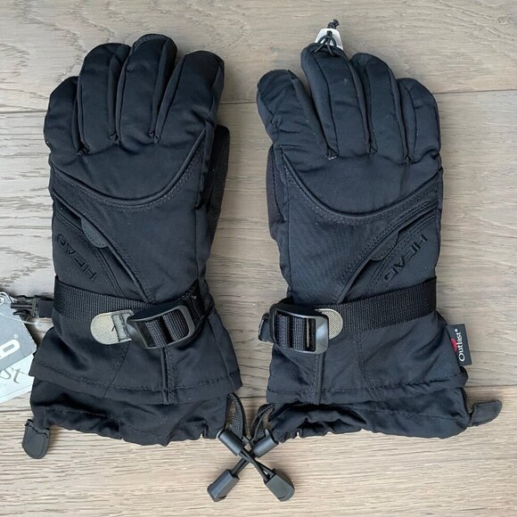 Head Junior Ski DuPont ComforMax Classic Insulation Gloves Black Sz S - Picture 3 of 9